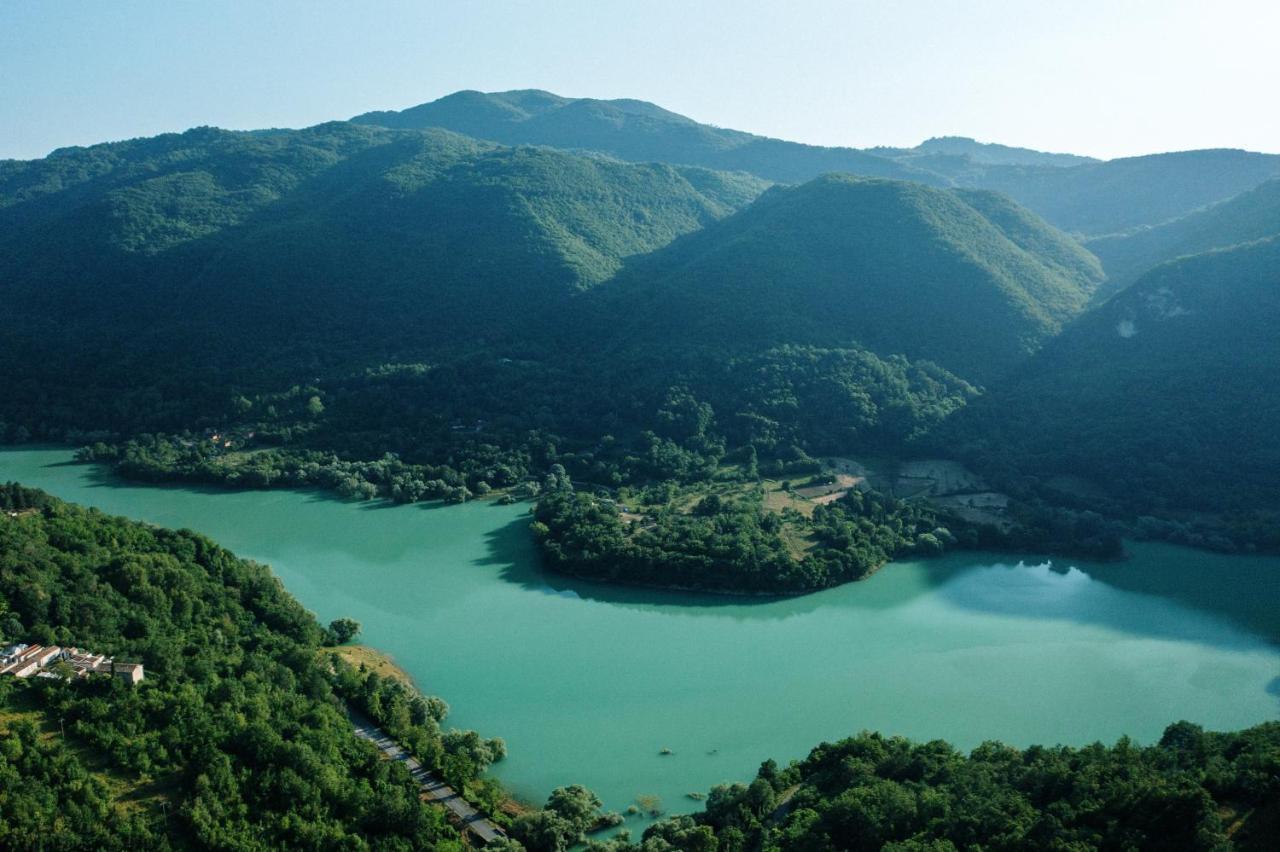 La Vista Panoramica Piu Bella Apartment Ascrea Bagian luar foto