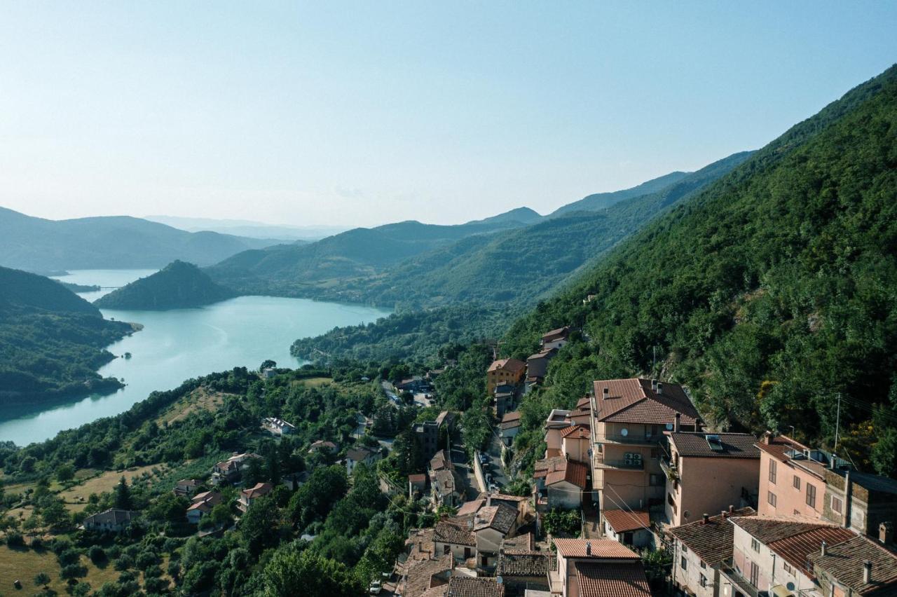 La Vista Panoramica Piu Bella Apartment Ascrea Bagian luar foto